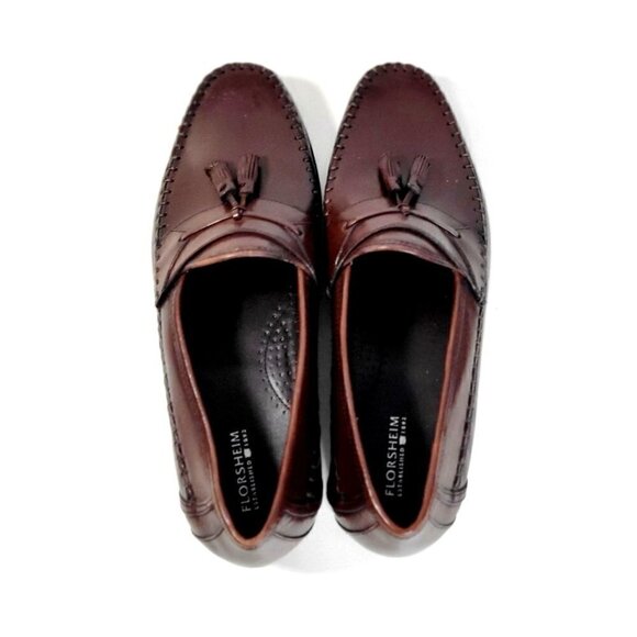 Florsheim Mens Brown Dress Tassel Loafer Men Shoes Size 10D main image 15